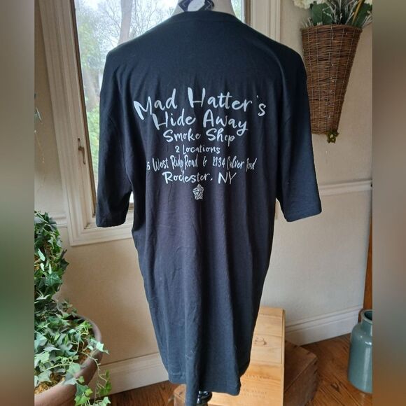 NWT MAD HATTER HIDE AWAY SMOKE SHOP Graphic Design 2XL - Picture 4 of 9